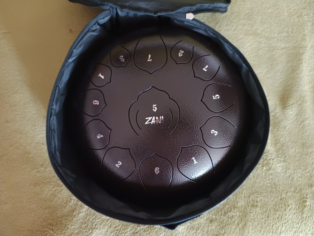 Глюкофон, пелюстковий барабан, hand drum 30см 13 нот