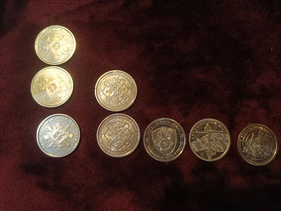 Коллекционные монеты 10 грн 2024