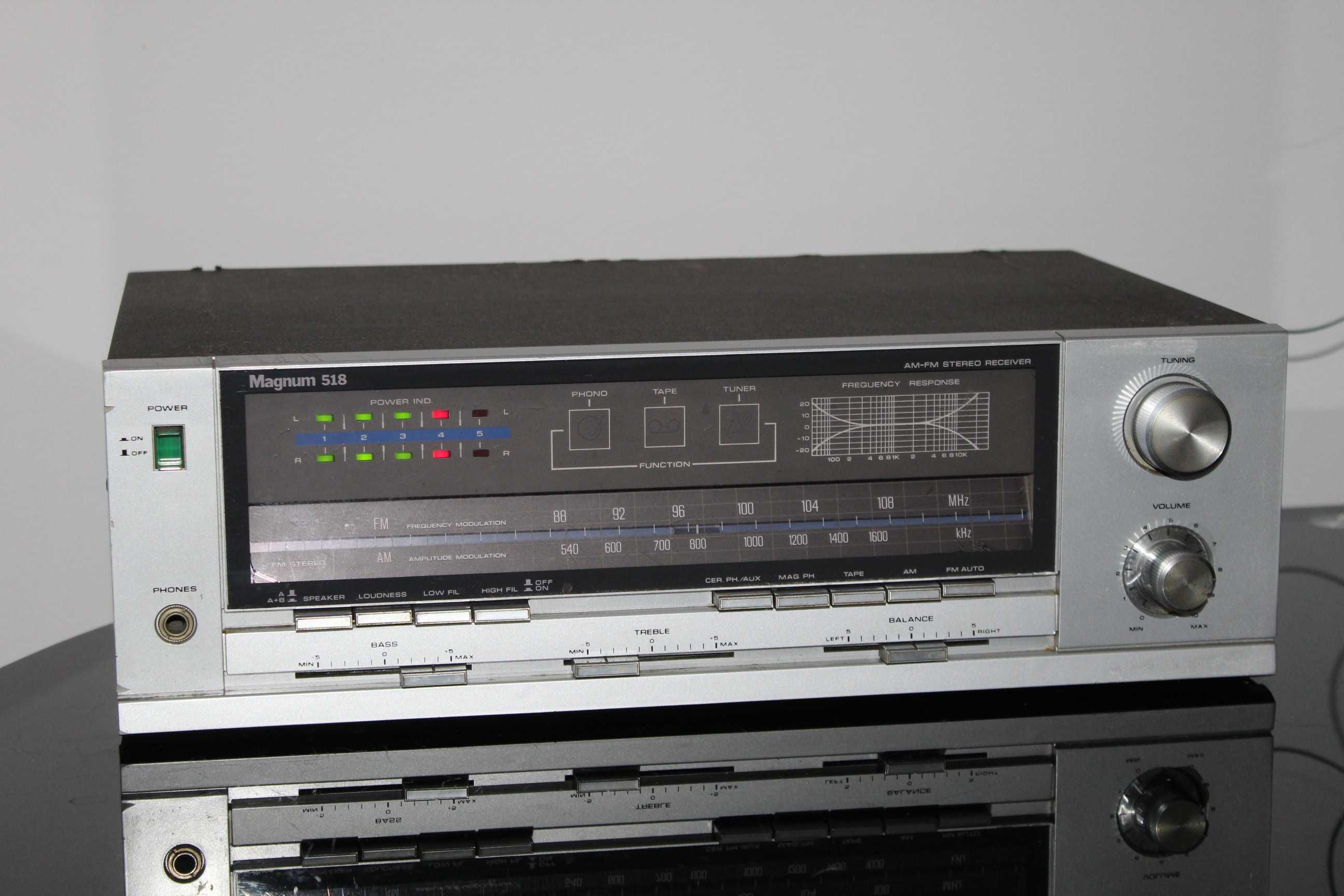 MAGNUM 518 Amplituner wzmacniacz audiofilski vintage Wysyłka