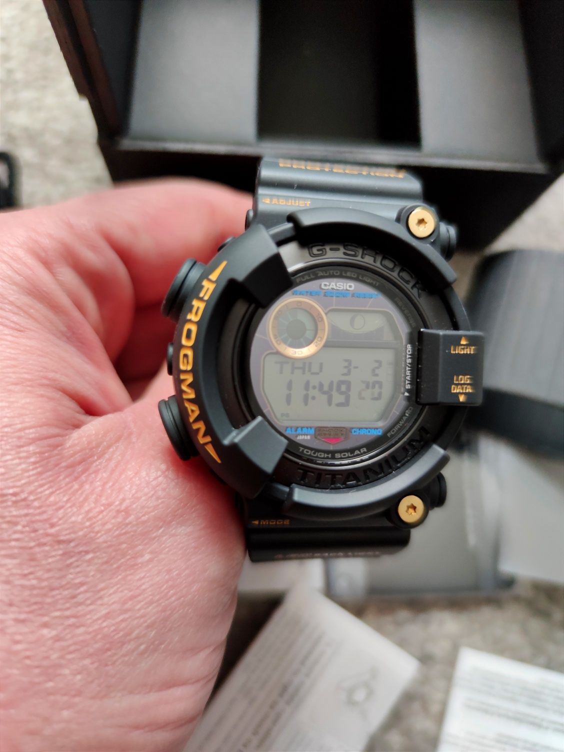 Okazja!Casio g shock gw-8230b-9a frogman Limited