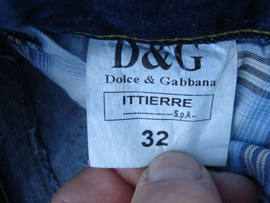 spodnie markowe jeans Dolce & Gabbana roz 32x32- Italia Super