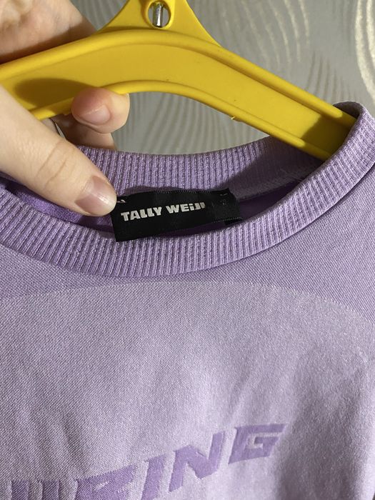 спортивний лавандовий топ tally weijl