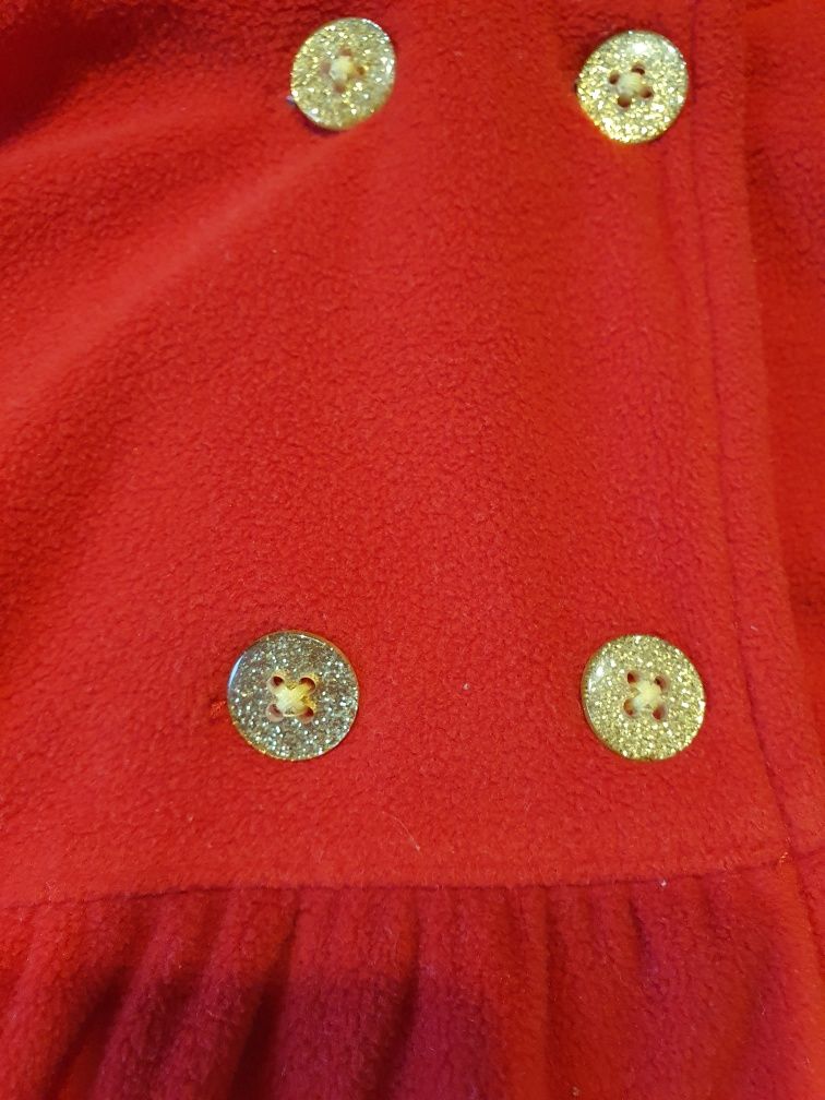Polarowy płaszczyk Carter's, rozm.86-92