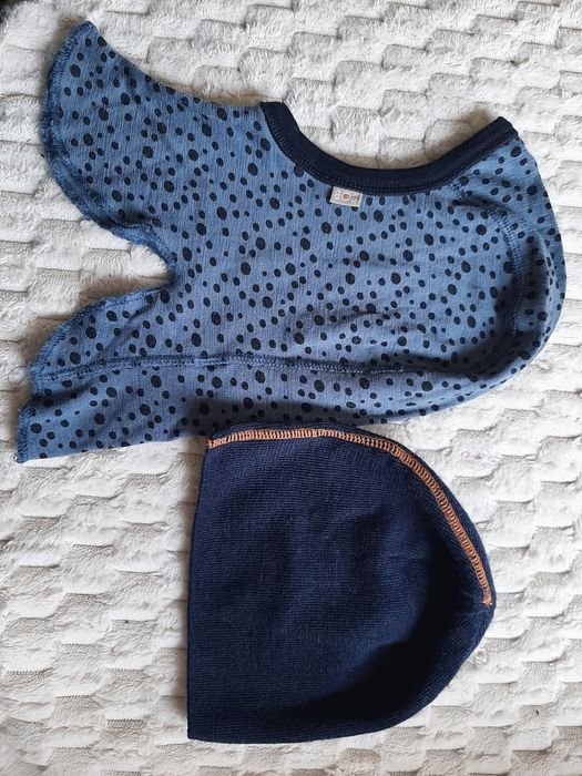 2 x czapka wełniana dziecięca