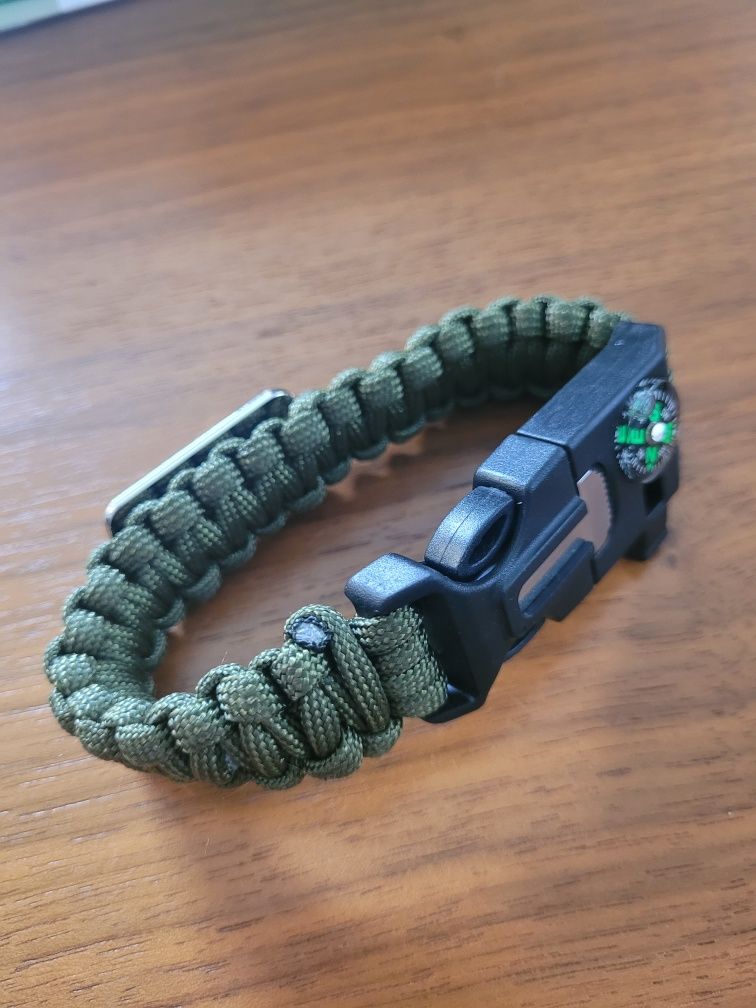 Bransoletka survivalowa PARACORD oryginalna US ARMY NOWA