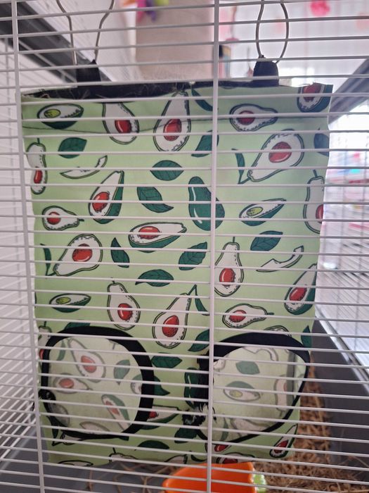 Piętrowa klatka dla królika,nowy spód, pełny zestaw, w świetnym stanie