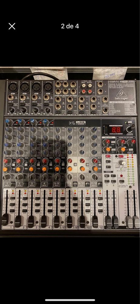 Behringer xenyx 1622usb com case