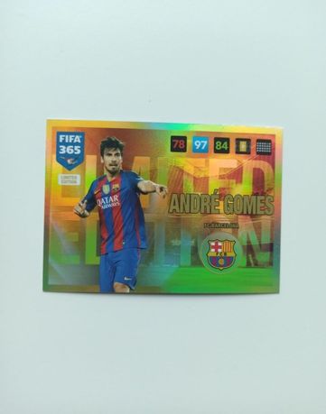 karta 2017 PANINI FIFA365 Andre Gomes Limited Edition