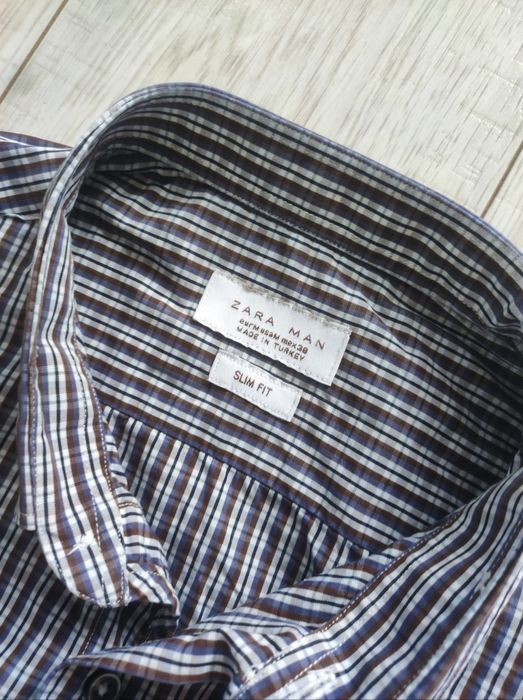 Zara świetna koszula w kratkę rozm M