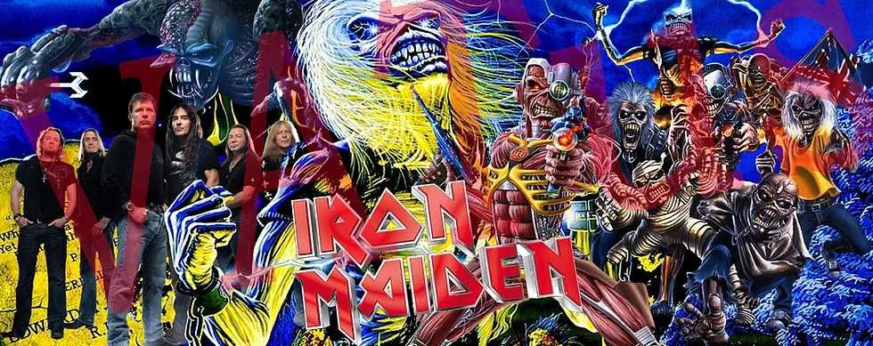 Чашка с фото Iron Maiden, AC/DC