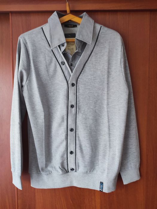 Мужской свиторок- обманка производство Турция