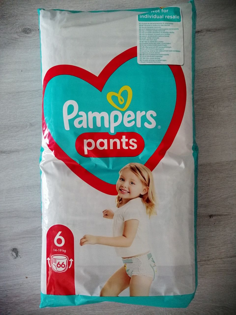 Pampers Pants, pieluchomajtki, Extra Large, rozmiar 6, 15+ kg, 132 szt