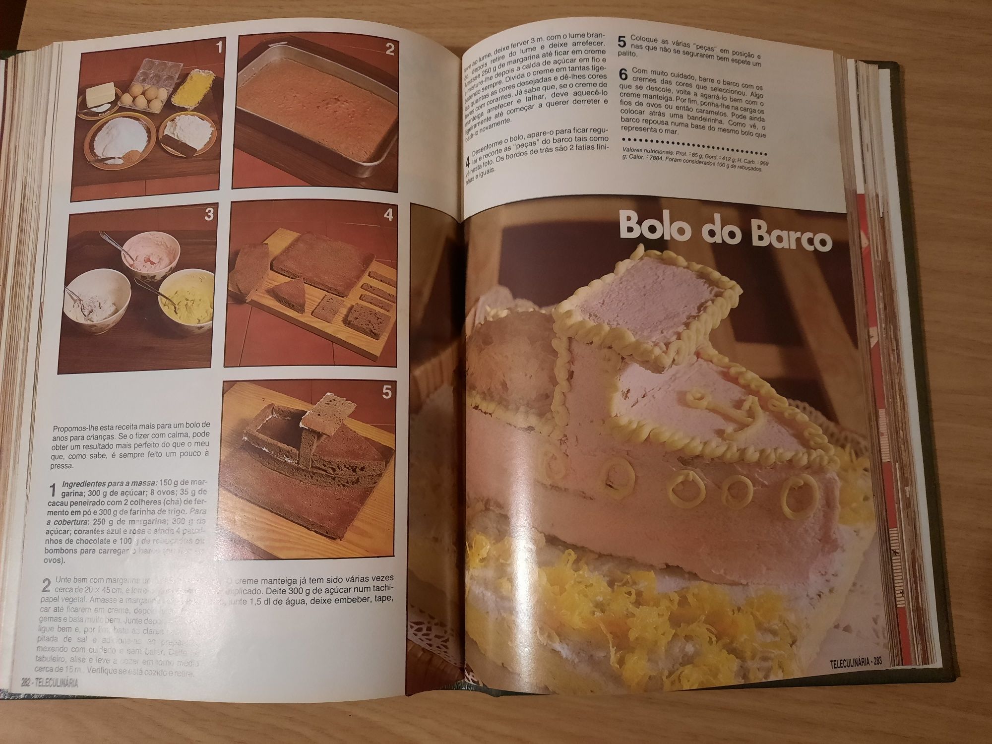 Livro antigo de receitas teleculinaria Chefe Silva