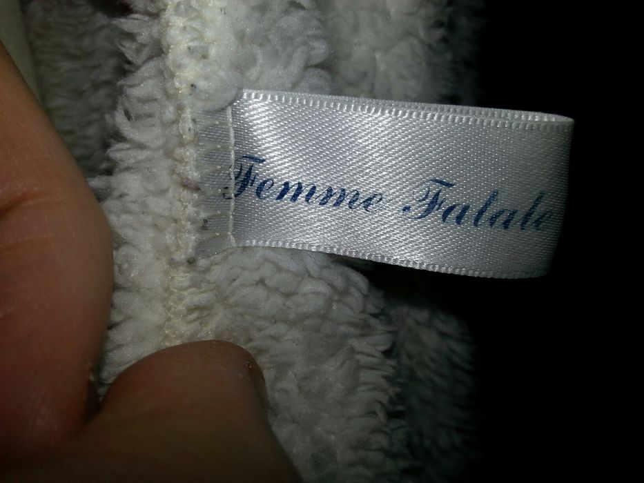 Szlafrok damski 100% bawełna ciepły Femme Fatale r. L - stan bdb