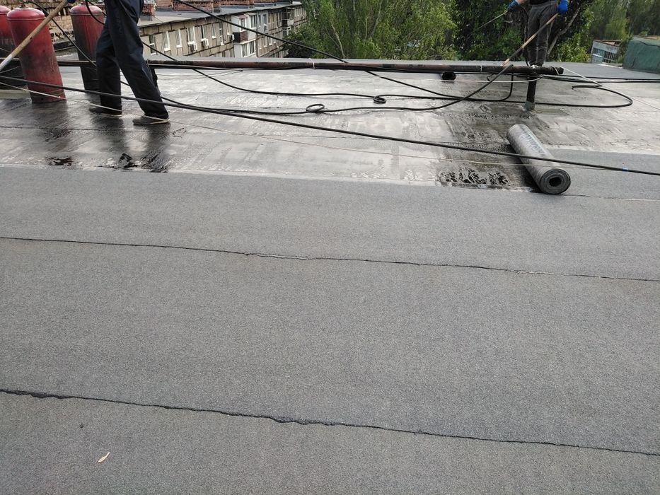 Ремонт крыш еврорубероидом  мягкая  и жёсткая кровля
