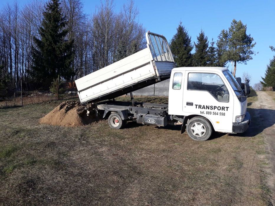 Transport Morąg 3.5T żwir piasek węgiel drewno