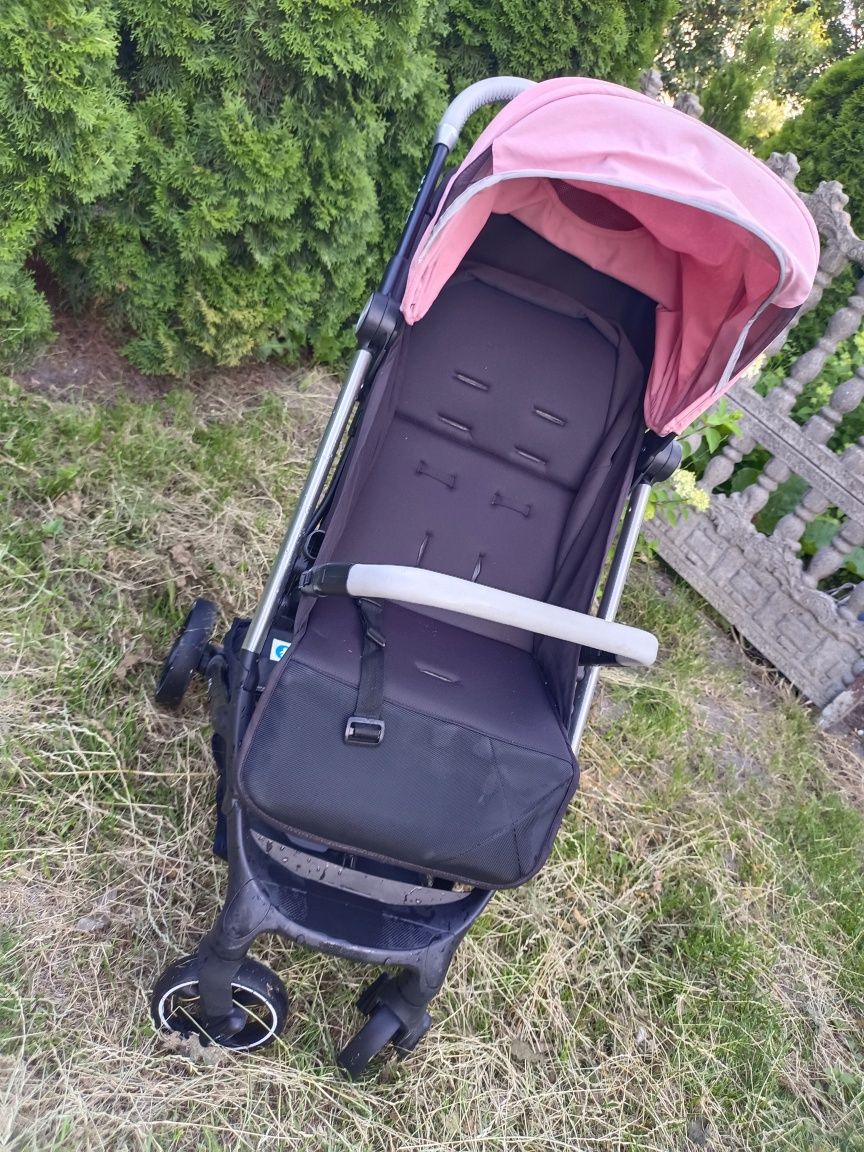 Sprzedam wózek X-Follow w kolorze Sunset Pink – lekki i funkcjonalny,
