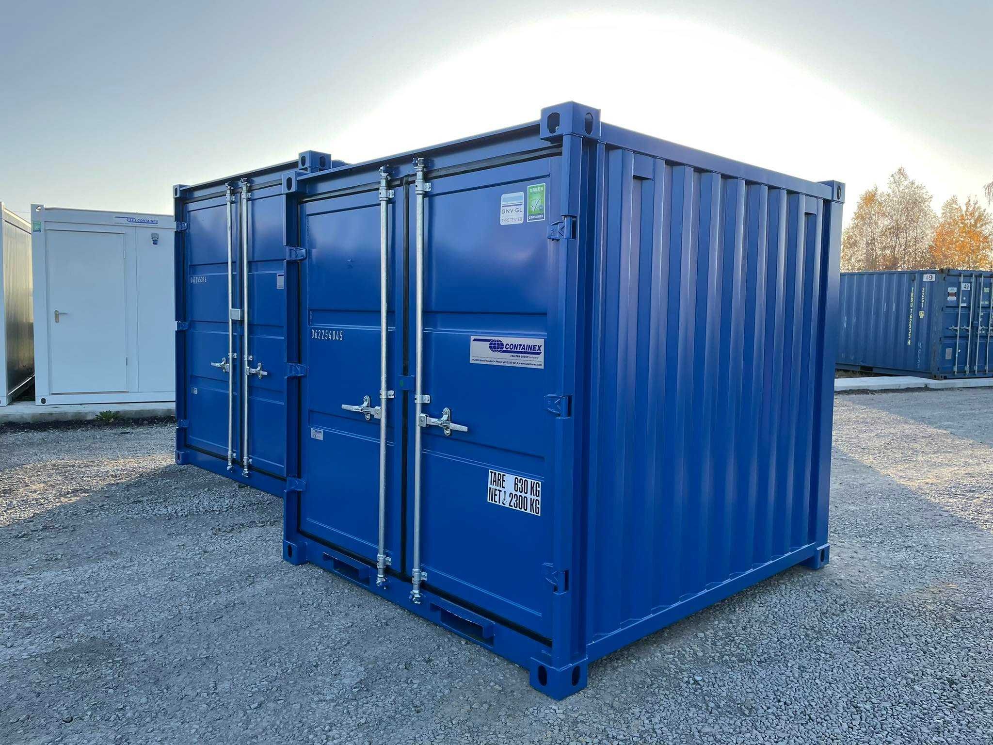 Kontener magazynowy 10DC + TRANSPORT HDS w cenie, garaż, stróżówka