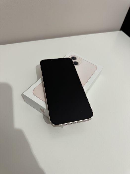 iPhone 13 128GB Różowy! Super Stan! Komplet + akcesoria! Bateria 86%