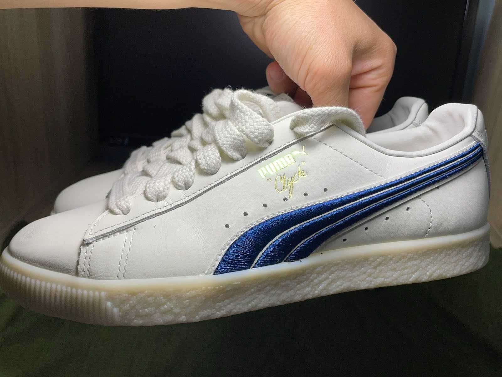 Женские кроссовки 38р Puma Clyde Classics Sneakers 398568-01 кеды кожа