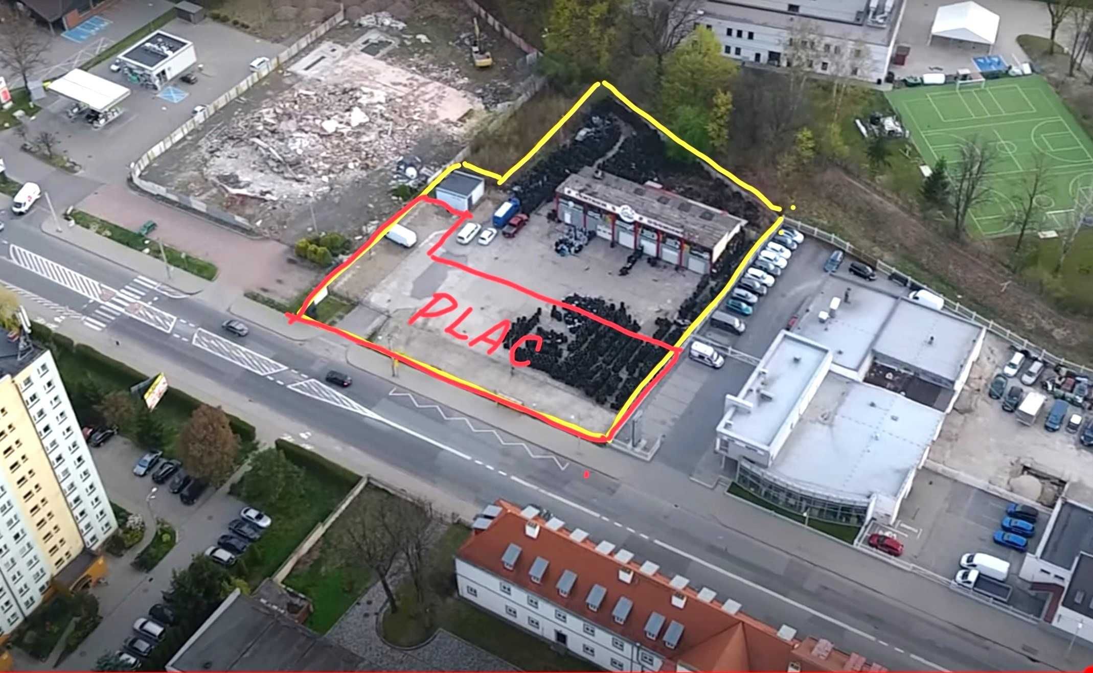 PLAC 15 ar - handlowo, usługowy ul. Ujejskiego 11