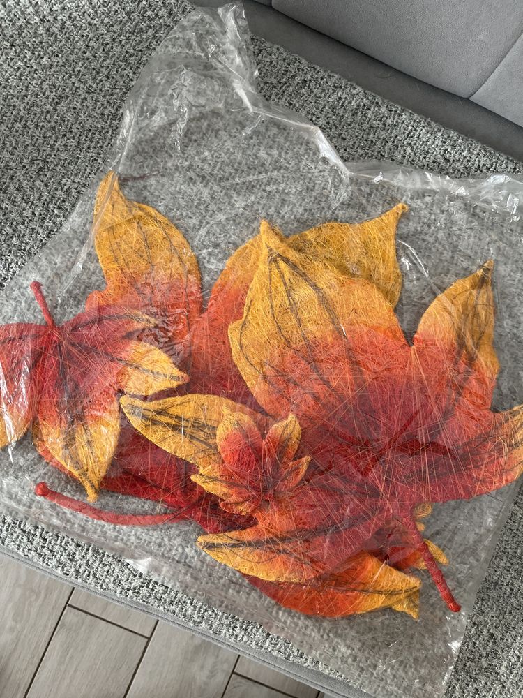 Ozdobne liście w kolorze jesieni