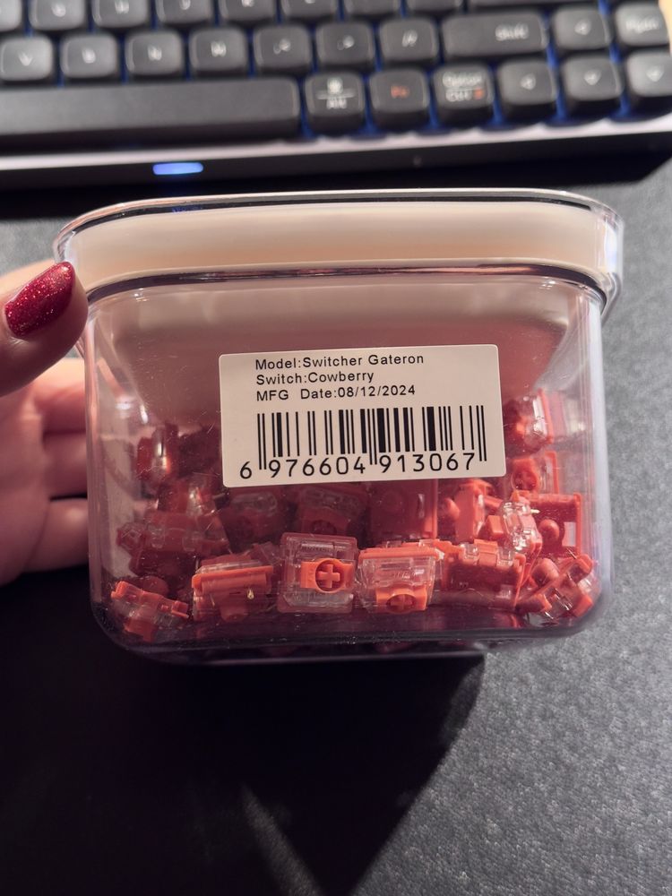 100pcs NuPhy Cowberry Low-profile Switches