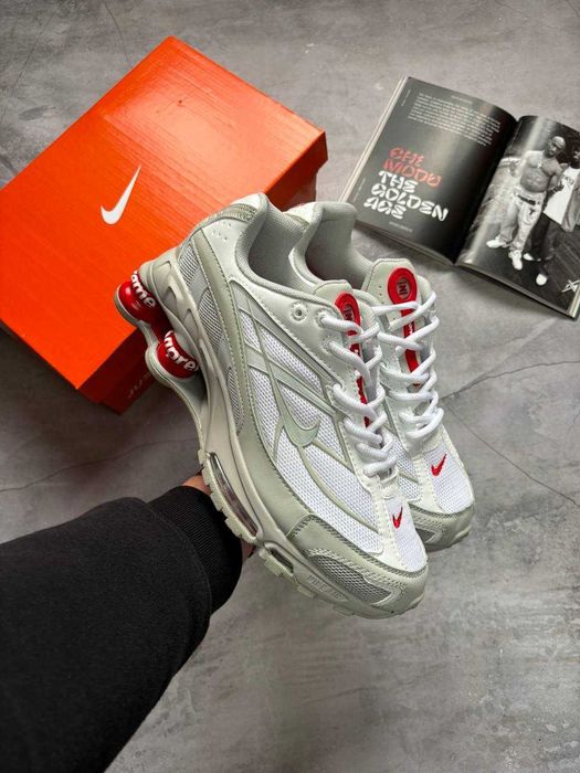 !SALE! Nike Shox Ride 2 x Supreme White 36 37 38 39 40 41 42 43 44 45