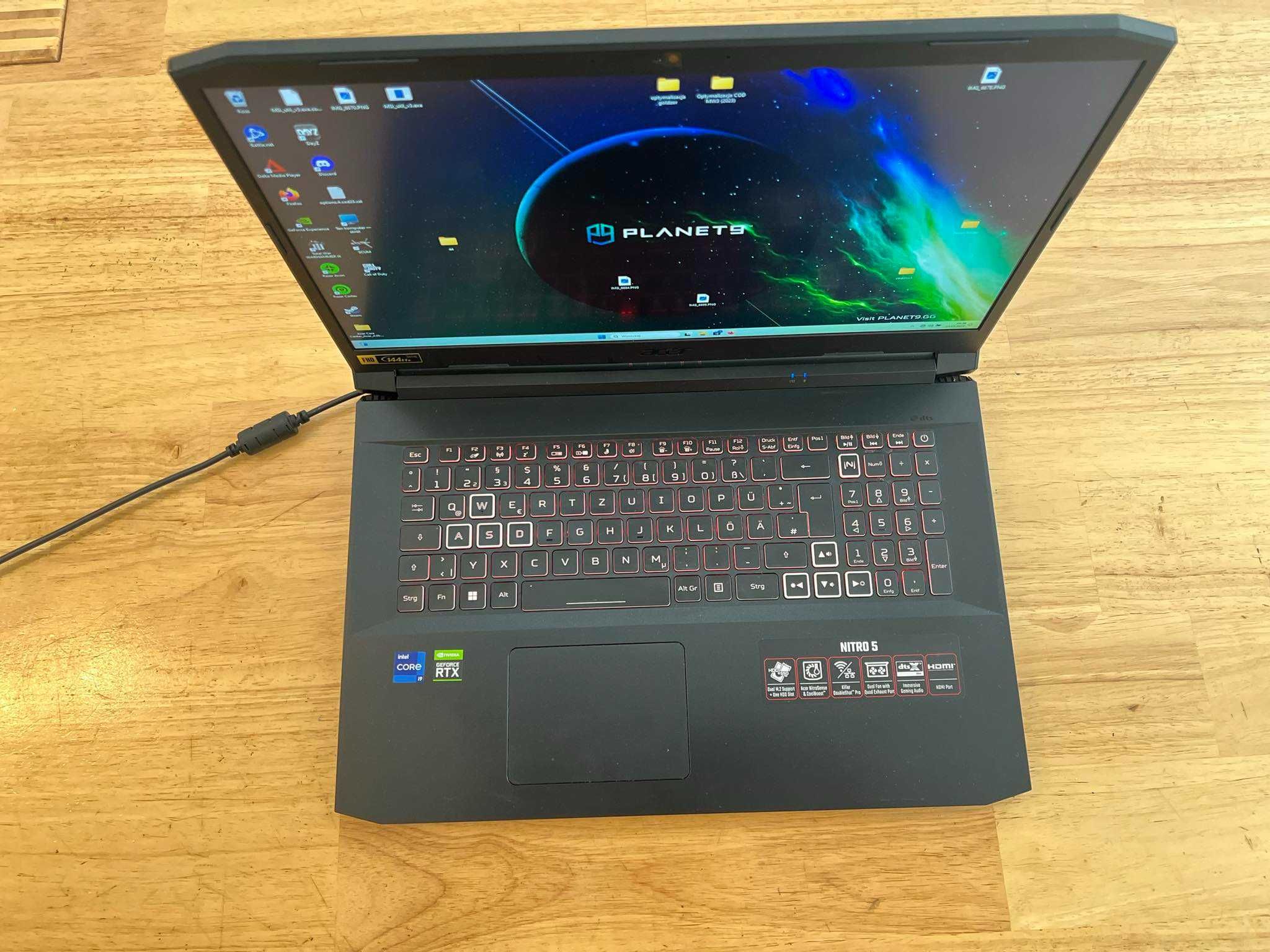 Laptop gamingowy Acer Nitro 5, i9 rtx3060