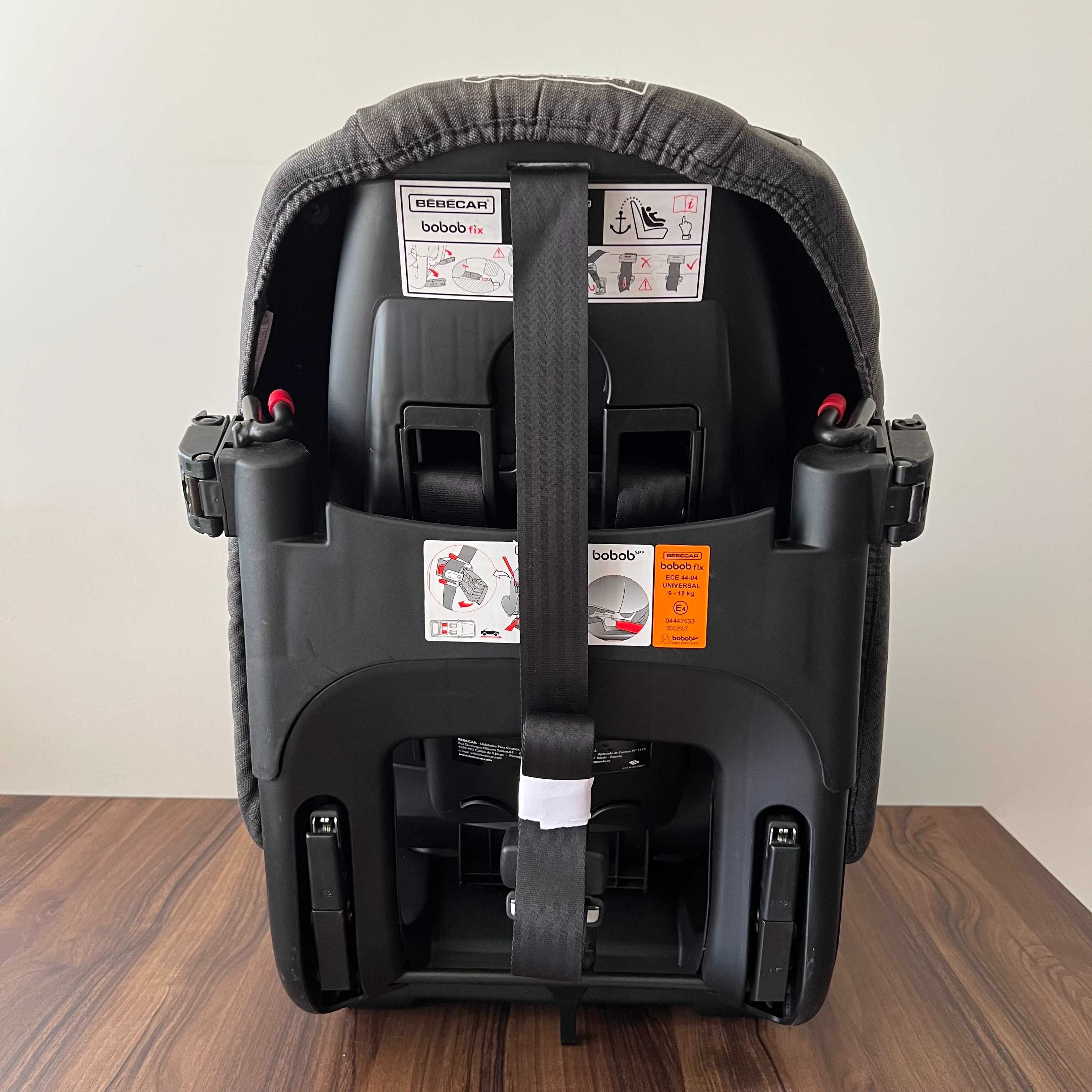 Cadeira Auto grupo 1, dos 9 aos 18 Kg, BebéCar, Isofix, Cinzento