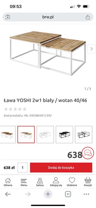 Sprzedam Stolik kawowy