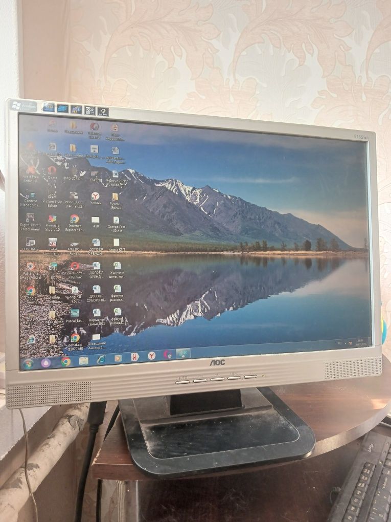 Монитор 19" TFT AOC 916Swa 1440x900 VGA+звук Б/У