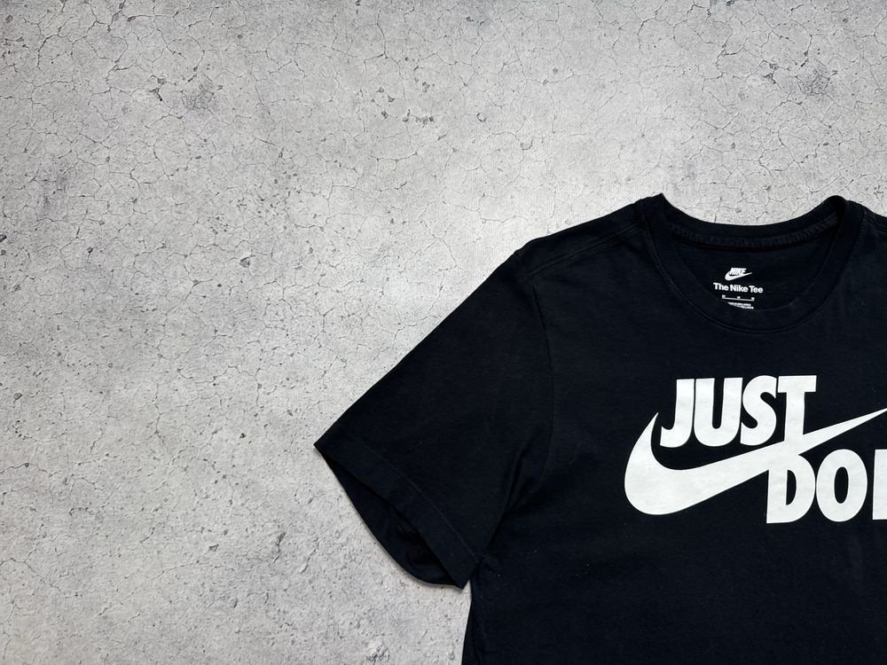 Мужская Футболка Nike Just Do It Big Swoosh Оригинал Идеал S-M Drill