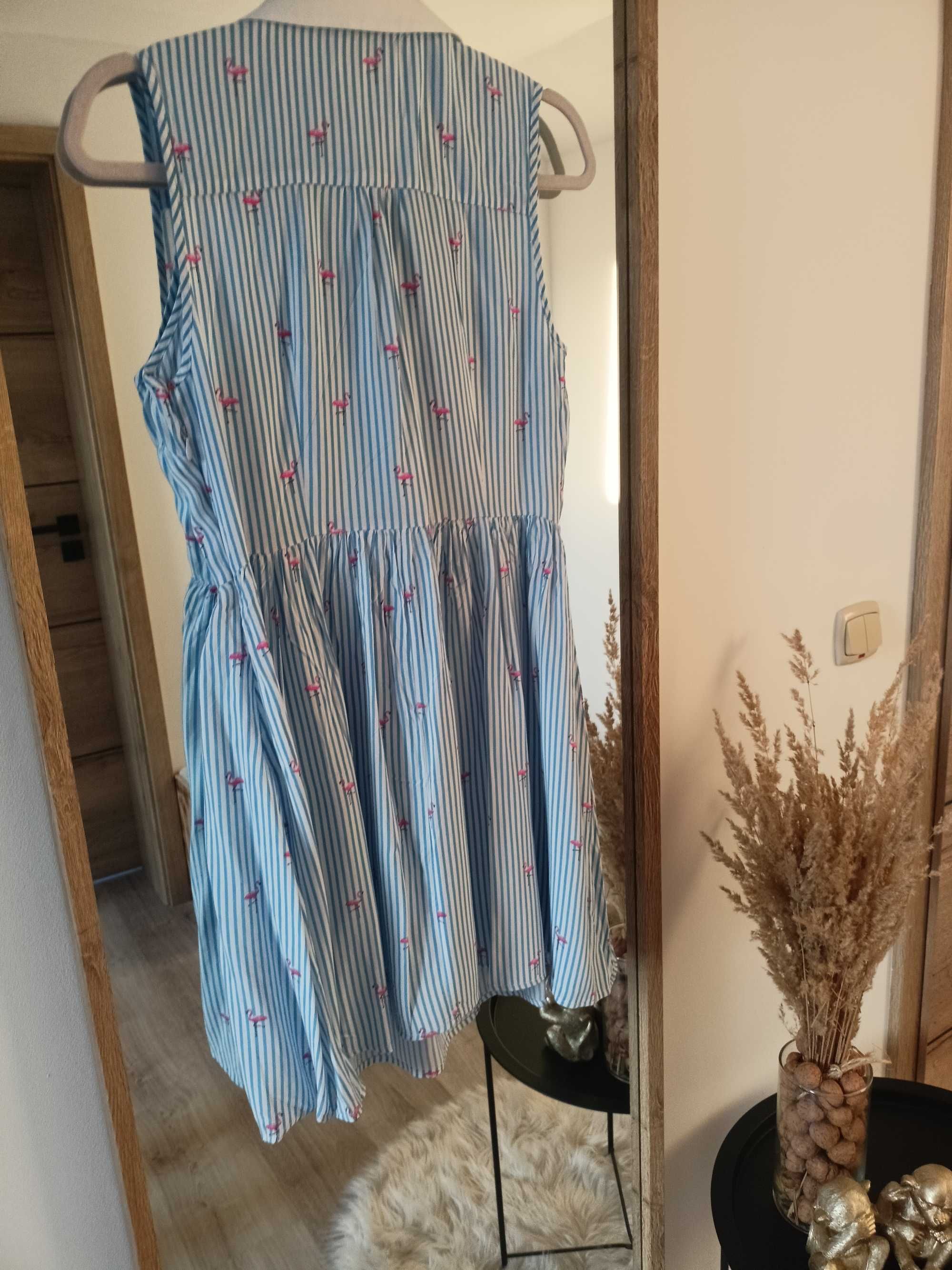 Sukienka w flamingi CROPP