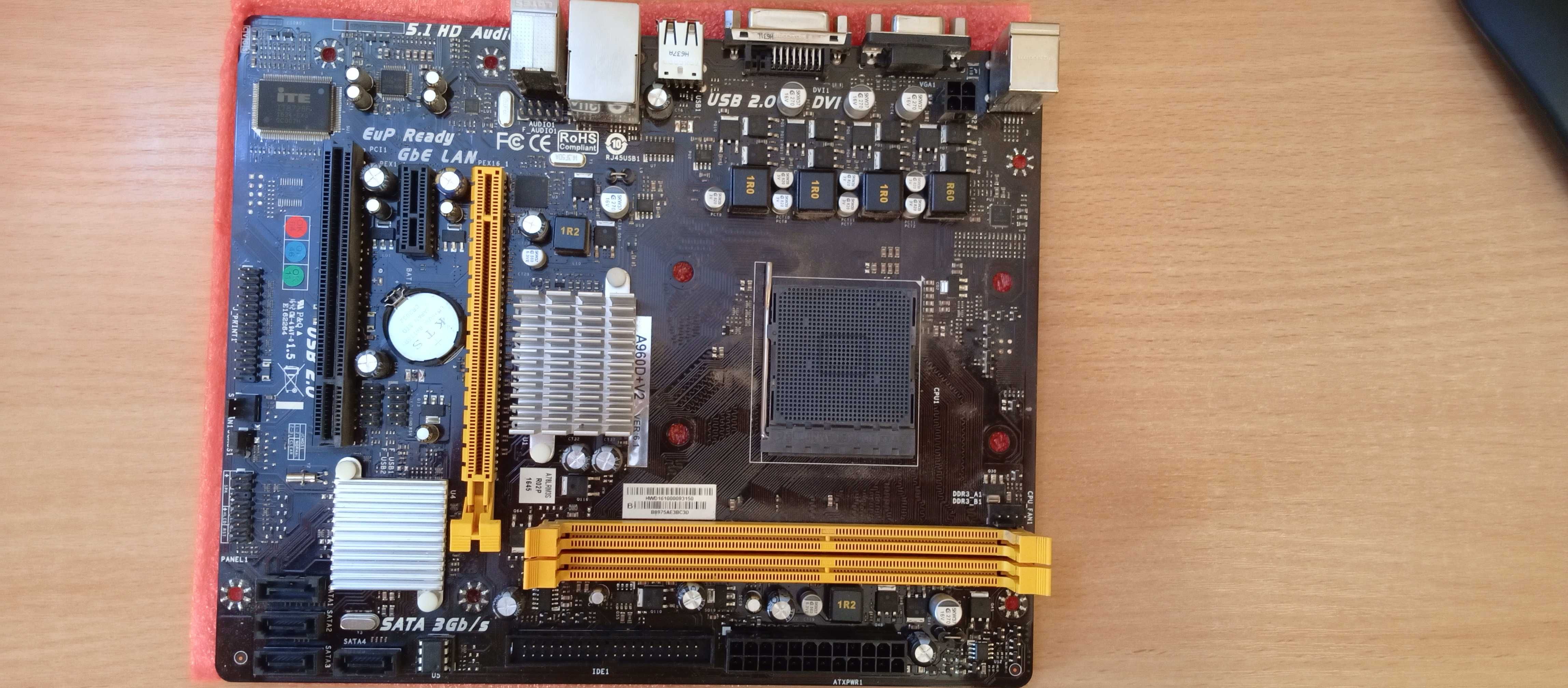 Продам материнську плату BIOSTAR A960D+V2  робочу, б/в