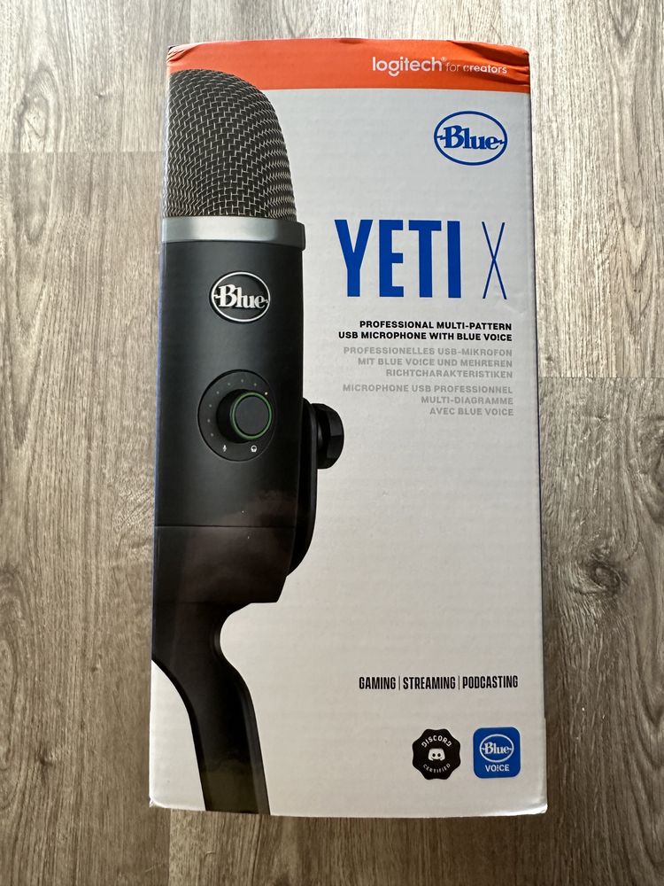 Microfone blue yeti x [Novo]