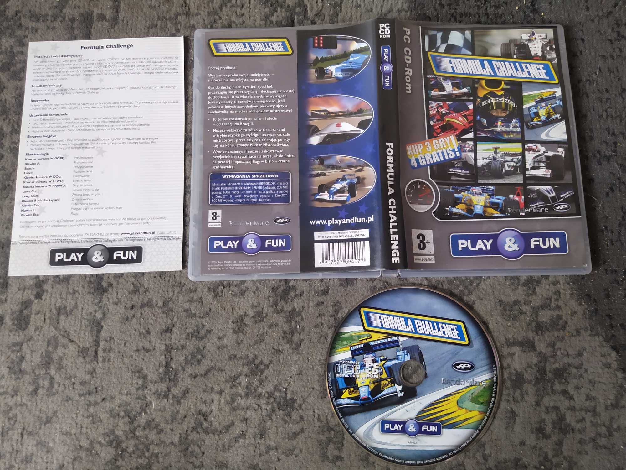 Formula Challenge PC CD