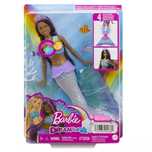 Barbie Dreamtopia. HDJ37 Lalka syrenka Brooklyn, migoczące światełka