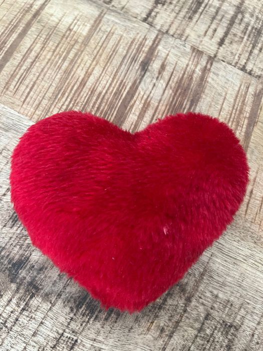 Serce Pluszowe Czerwone