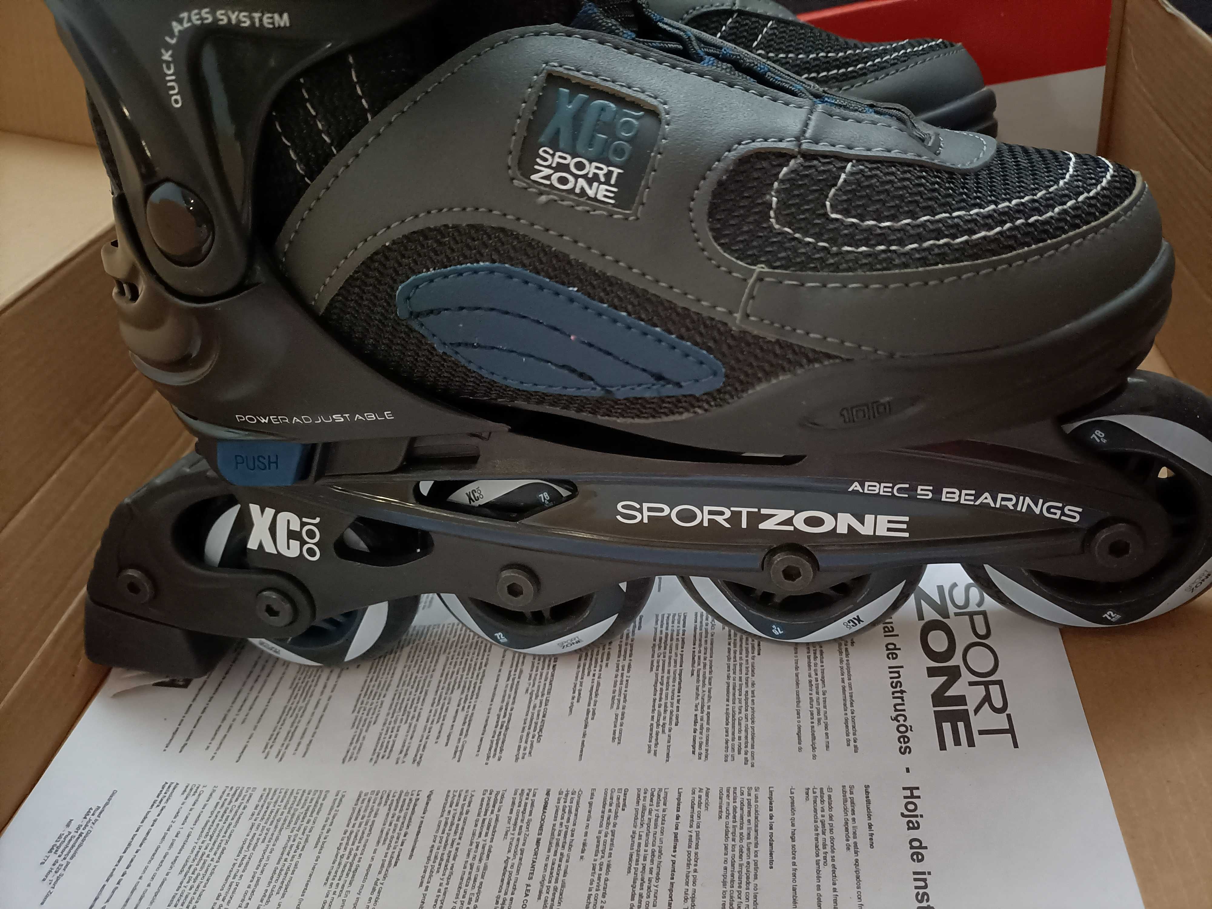 Patins em Linha XC100 SportZone - NOVOS!