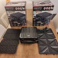 Gofrownica, Grill i Opiekacz do Kanapek 3 w 1 Camry XXL Premium 2500W