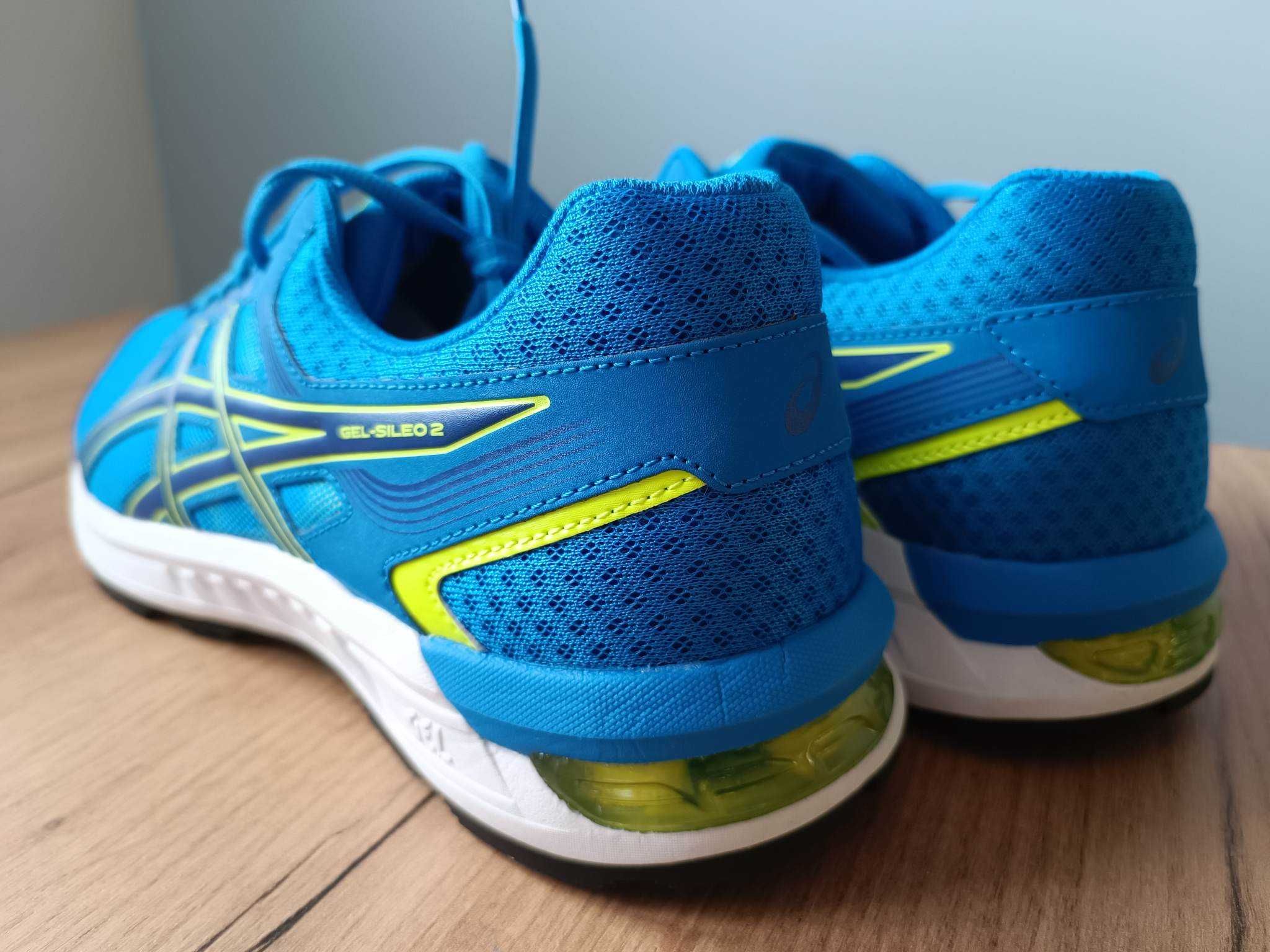 Asics Gel-Sileo 2 Electric Blue/Safety Yellow r. 46,5 (29,5cm)