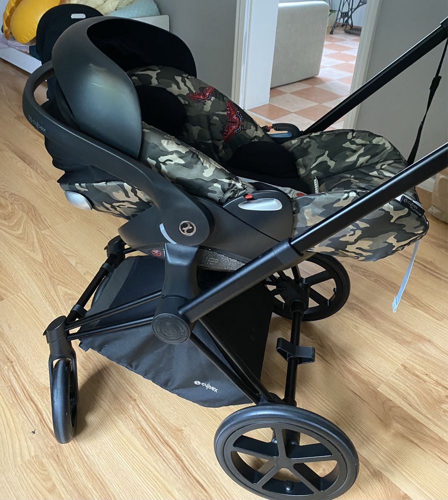 Wózek 3w1 plus dodatki Cybex Priam