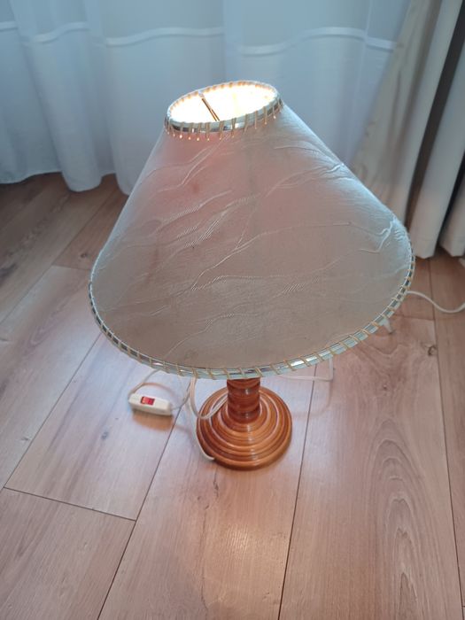 Retro lampa stołowa PRL