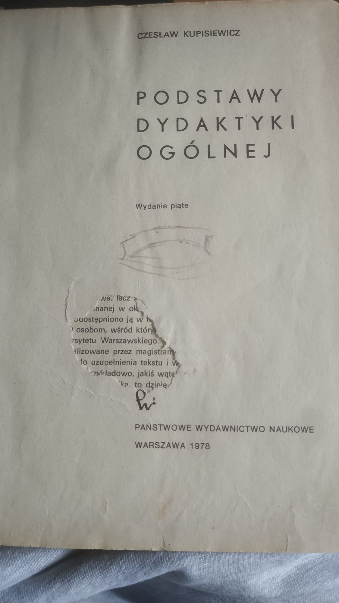 Czesław Kupisiewicz: Podstawy Dydaktyki Ogólnej