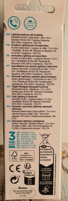 Auscultadores i pod, ipad, i phone