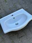 Zlew ceramiczny bialy