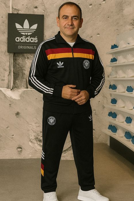 Спортивный костюм Adidas 80-х ,эластик (производство Австрия)