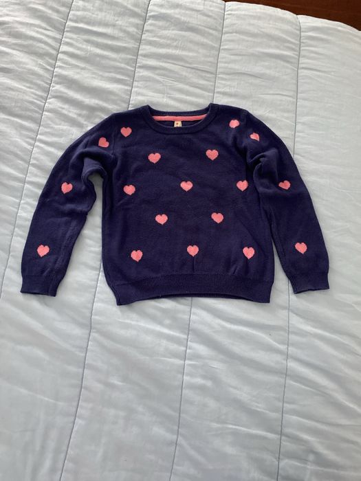 Blusa de malha de algodão - 3/4 anos