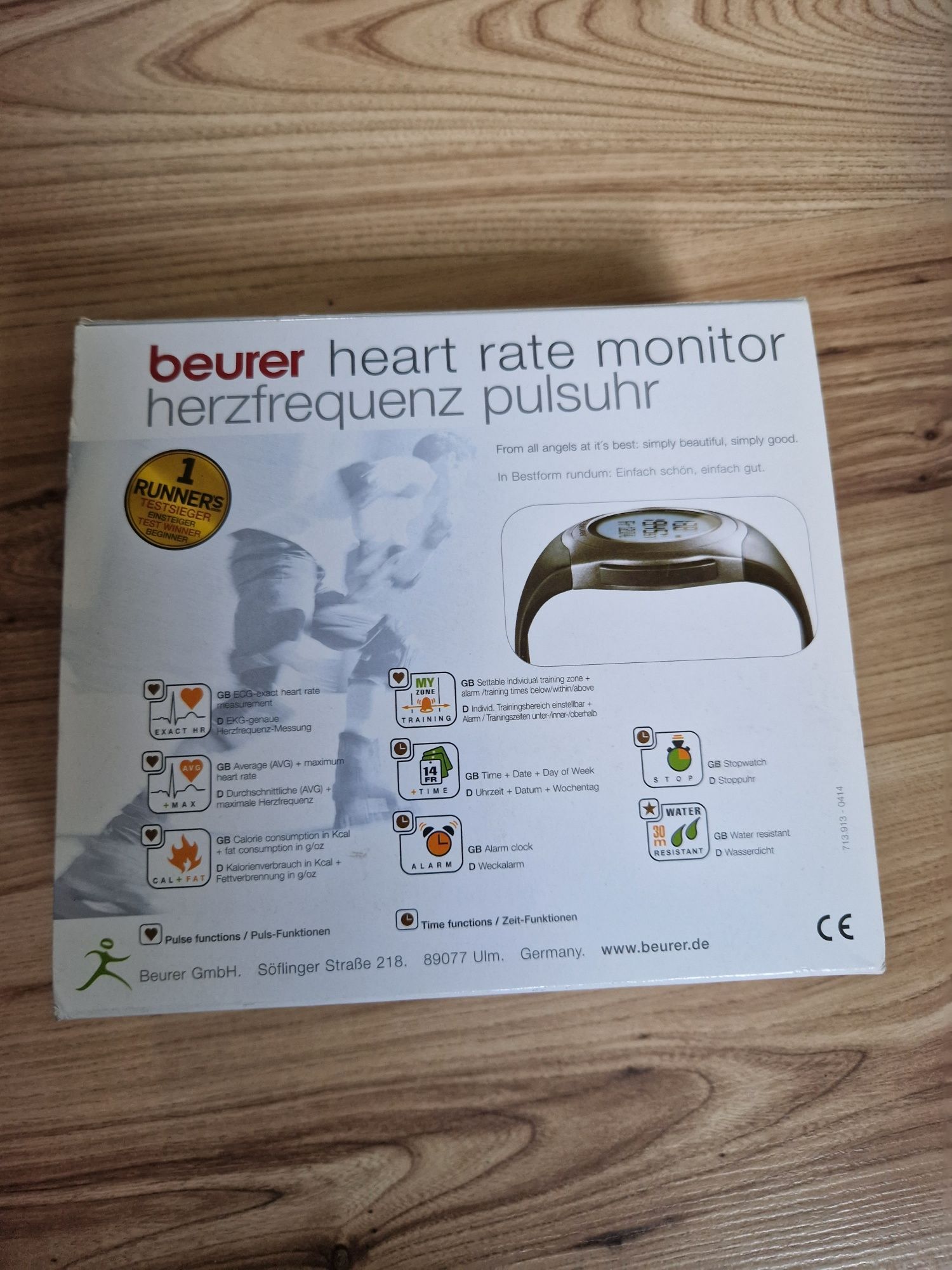 Bateria heart rate monitor uderzeń serca i pulsu